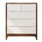 Contemporary Chest Legs Included Solid Wood Chest with Drawers for Bedroom
