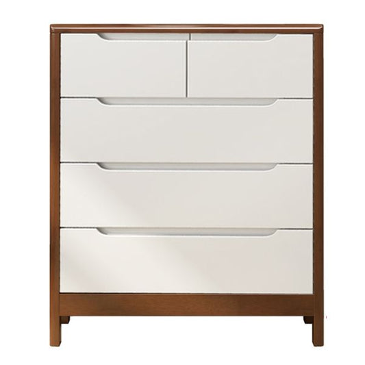 Contemporary Chest Legs Included Solid Wood Chest with Drawers for Bedroom