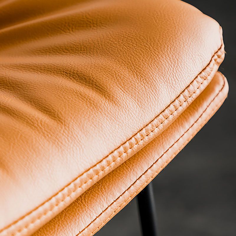 Scandinavian Coffee Shop Footrest Stool Matte Finish Upholstered Barstool Clearhalo 'Bar Furniture' 'Bar Stools' 'bar_stools' 'Furniture' 'furniture_bar_stools' 'Kitchen & Dining Furniture' 1200x1200_5136a5d5-d926-4275-b2b6-7233d0eac9f1