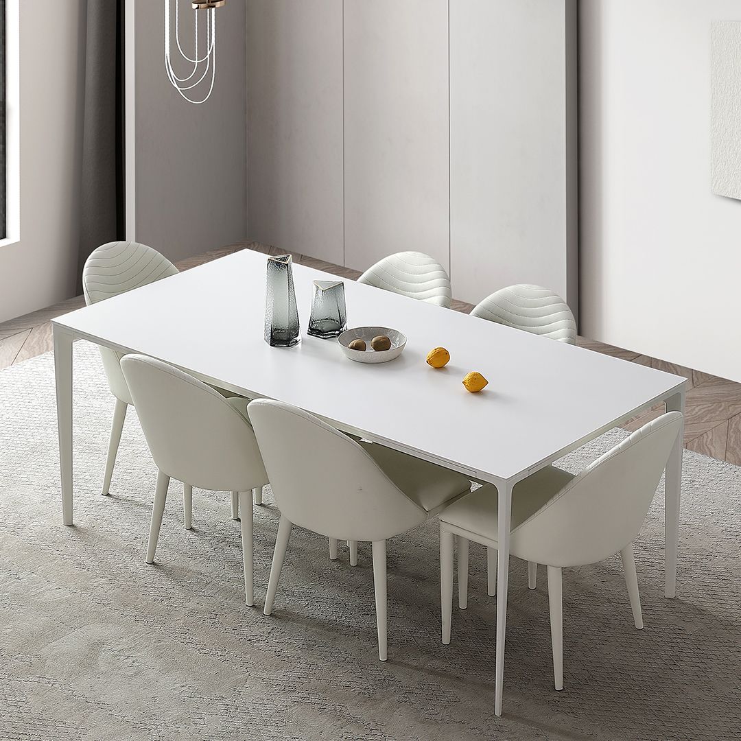 Contemporary 1/4/5/7 Pieces Dining Set Sintered Stone Dinette Furniture for Home Use Clearhalo 'Dining Room Sets' 'Dining Tables & Seating' 'dining_room_set' 'furn' 'furn_dining_room_set' 'Furniture' 'furniture_dining_room_set' 'Kitchen & Dining Furniture' 'kitchen&dining_furn' 'kitchen' 1200x1200_5136e4d9-bee9-47e7-a789-e2f90d201391