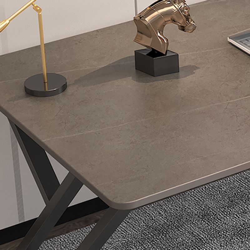 Escritorio de escritura rectangular industrial escritorio de oficina sinterizado para estudio