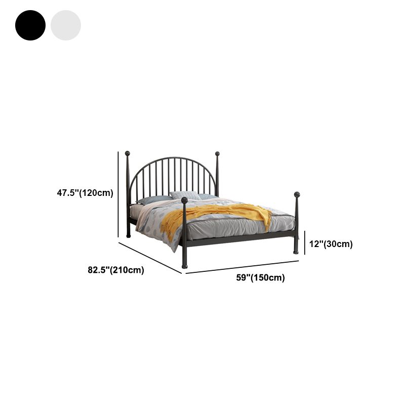 Quattro poster, testiera del mandrino arcuato, stile glam alto 47 pollici