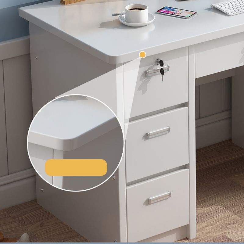 29 "H Écriture rectangulaire avec des tiroirs de verrouillage bureau de bureau