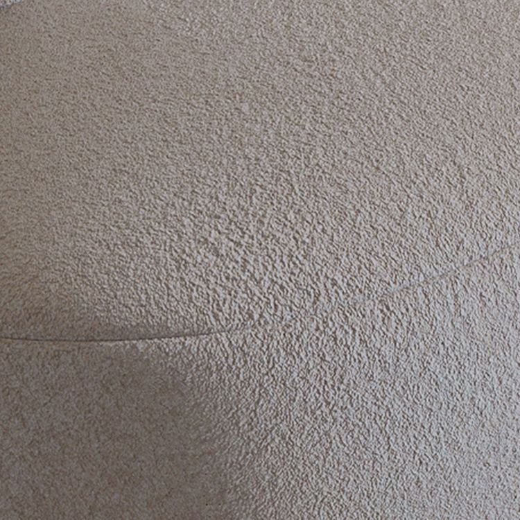 Canapé en laine de style contemporain dans un canapé rembourré en blanc incurvé