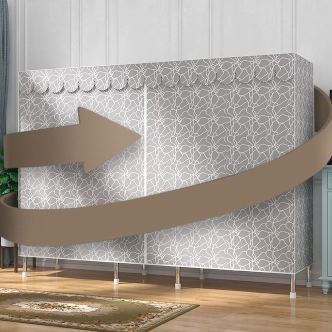 Armario de metal de estilo de estilo de estilo contemporáneo Armario con piernas con piernas