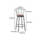 Rechteckiges Massivholz-Bartisch-Set, industrieller 1/4/7-teiliger Thekentisch mit Hockern