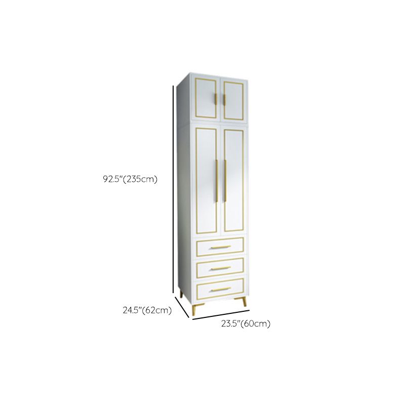 Contemporary Wardrobe Closet with Legs Wooden Wardrobe Armoire Clearhalo 'Armoires & Wardrobes' 'armoires_wardrobes' 'Bedroom Furniture' 'furn' 'furn_armoires_wardrobes' 'Furniture' 1200x1200_513d70bf-1d66-4c8c-b0e6-e071d6fff3b0
