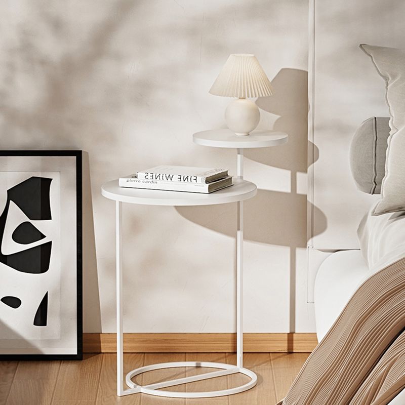 Metal Bedside Gabinet Industrial Style Accent Mesa Nightsand para dormitorio