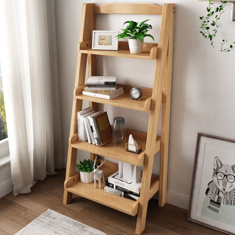 Solid Wood Bookshelf Contemporary Style Open Back Bookcase for Home Office Clearhalo 'Bookcases' 'furn' 'furn_bookcases' 'Furniture' 'furniture_bookcases' 'kitchen' 'kitchen_bookcases' 'Living Room Furniture' 'Office Furniture' 1200x1200_51409858-dacf-44a1-8a4b-6296273171a6