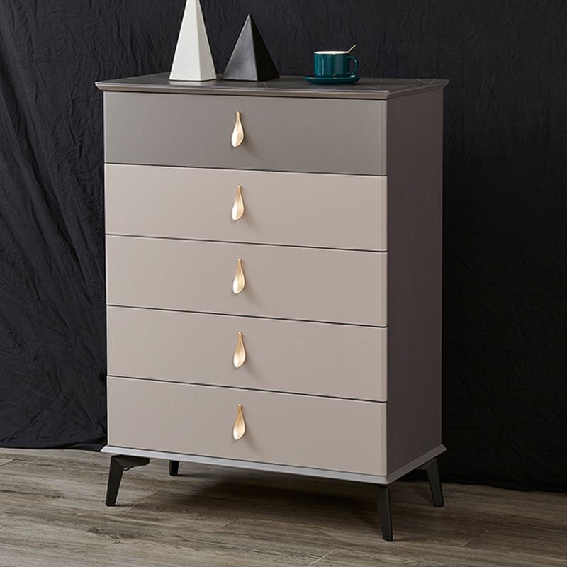 Eigentijdse borsthout opbergkast dressoir met zachte close laden