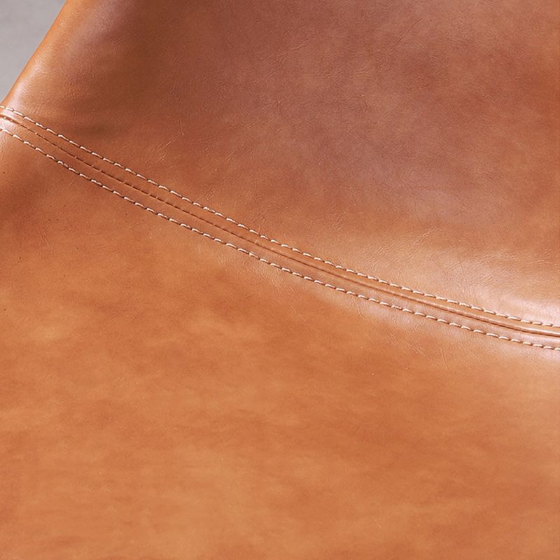 Contemporary Style Bar-stool Bucket Bar Stool with Metal Legs for Home Clearhalo 'Bar Furniture' 'Bar Stools' 'bar_stools' 'furn' 'furn_bar_stools' 'Furniture' 'Kitchen & Dining Furniture' 1200x1200_5142dd50-f619-44bd-9fb1-d2016b411d94