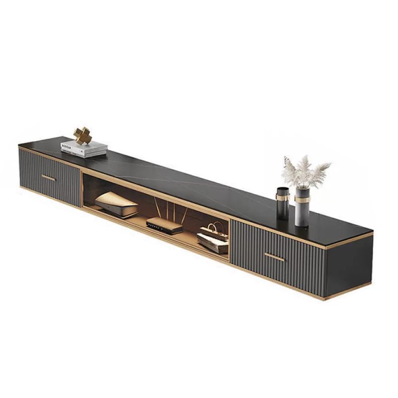 Modern Style Wall-mounted TV Console Slate TV Stand with Drawers Clearhalo 'furn' 'furn_tv_stands_entertainment_centers' 'Furniture' 'Living Room Furniture' 'TV Stands & Entertainment Centers' 'TV Stands & Media Storage Furniture' 'tv_stands_entertainment_centers' 1200x1200_5142dfc7-2705-4606-aae2-83ef54549647