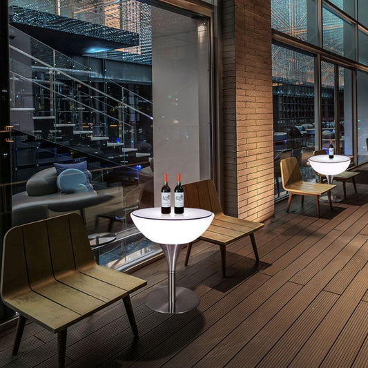 Contrate tavola di plastica bianca moderna con tavolo top top in argento tavolino