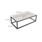 Marble Metal Frame Coffee Table Luxurious Rectangular Cocktail Table Clearhalo 'Coffee & Accent Tables' 'Coffee Tables' 'coffee_tables' 'furn' 'furn_coffee_tables' 'Furniture' 'Living Room Furniture' 1200x1200_51449f01-3121-466d-8e2f-79f2e3afd696