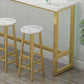 Modern Indoor Bar Dining Table Rectangle Bar Stool Table with Footrest Clearhalo 'Bar Furniture' 'Bar Tables' 'bar_tables' 'furn' 'furn_bar_tables' 'Furniture' 'Kitchen & Dining Furniture' 1200x1200_5145a2eb-28d9-4c29-90c7-673e714fa677
