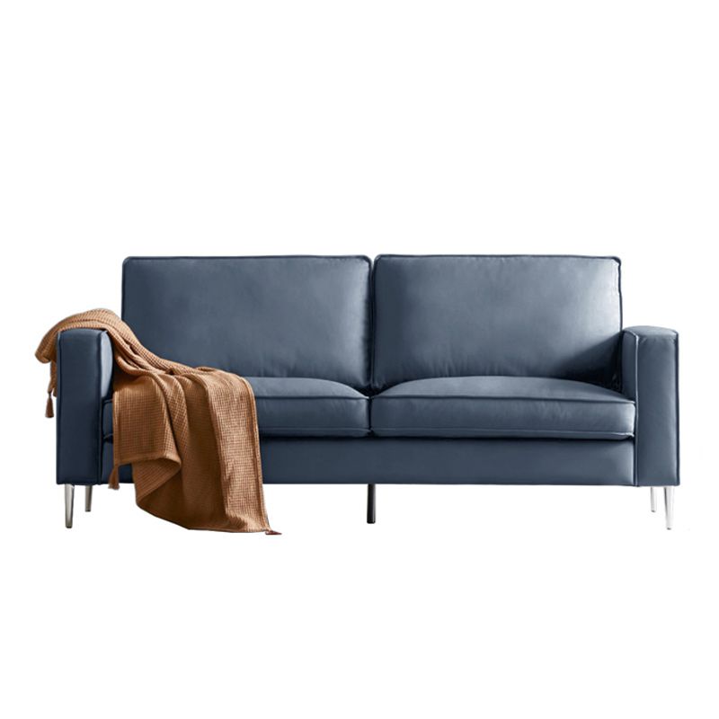 Cushions Faux Leather Square Arm Sofa with Stain Resistant and Waterproof Clearhalo 'furn' 'furn_sofas' 'Furniture' 'furniture_sofas' 'kitchen' 'kitchen_sofas' 'Living Room Furniture' 'Sofa' 'sofas' 1200x1200_51494fb8-172b-4bff-a138-2c7d0e2abe82