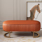 Modern Upholstered Bedroom Bench 16.5"H Seating Bench with Gold Metal Base Clearhalo 'Benches' 'Chairs & Seating' 'furn' 'furn_benches' 'Furniture' 'Living Room Furniture' 1200x1200_514b3c23-9409-48ab-9c3a-5fef5813a15a
