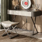 Makeup Vanity Table With Drawer and White Stool Set for Bedroom Clearhalo 'Bedroom Furniture' 'furn' 'furn_makeup_vanities' 'Furniture' 'Makeup Vanities' 'makeup_vanities' 1200x1200_514dfea3-ba29-40e4-940c-d0e8207b07b1