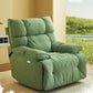 Microsuede Recliner Chair Recliner Swivel Rocker Recliner Chair Solid Color Clearhalo 'Chairs & Seating' 'furn' 'furn_recliners' 'Furniture' 'Living Room Furniture' 'Recliners' 1200x1200_51504eef-d106-4c7f-a41d-789cb1709f56