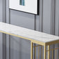 Modern Bar-height Table Stone Bar Table with Gold Base and Storage Clearhalo 'Bar Furniture' 'Bar Tables' 'bar_tables' 'furn' 'furn_bar_tables' 'Furniture' 'Kitchen & Dining Furniture' 1200x1200_51509a09-5472-4bb0-9fe1-dd04720bcedb