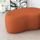 Modern Stain Resistant Standard Wedge Orange Leather Pouf for Home Decor Clearhalo 'furn' 'furn_ottomans_poufs' 'Furniture' 'Living Room Furniture' 'Ottomans & Poufs' 'ottomans_poufs' 1200x1200_51525ee5-702c-49dd-b944-6cb1f2be2de6