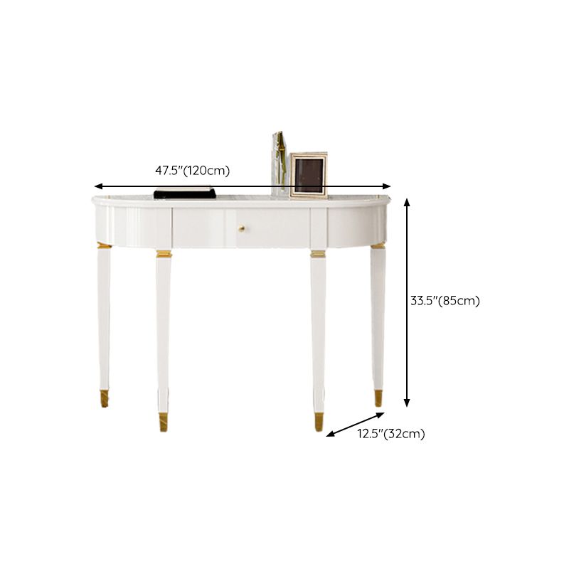 Tavolo da console di legno moderno di metà secolo Tavolo di divano console per la sala