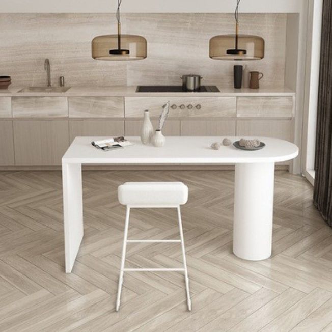 Industrial Style Wood Top Counter Table 42-inch Height Table for Living Room Clearhalo 'Bar Furniture' 'Bar Tables' 'bar_tables' 'furn' 'furn_bar_tables' 'Furniture' 'furniture_bar_tables' 'Kitchen & Dining Furniture' 1200x1200_51553b05-a636-499c-922e-d3e05631801c