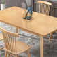 Rectangle 4 Legs Modern Dining Table Wood Color Fixed Table with Solid Wood Clearhalo ' dining_table' 'Dining Tables & Seating' 'Dining Tables' 'furn' 'furn_dining_table' 'Furniture' 'furniture_dining_table' 'Kitchen & Dining Furniture' 'kitchen&dining_furn' 'kitchen' 'kitchen_dining_table' 1200x1200_51584503-0fe4-4b9d-9834-883f4549c914