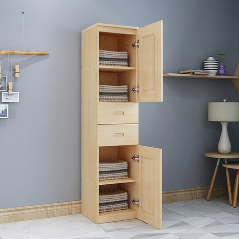 Modern Solid Wood Wardrobe Cabinet Bedroom Armoire with Doors Clearhalo 'Armoires & Wardrobes' 'armoires_wardrobes' 'Bedroom Furniture' 'furn' 'furn_armoires_wardrobes' 'Furniture' 1200x1200_5158eeb5-d169-4496-86b6-6c36bb8762dd