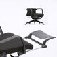 Fauteuil contemporain à bras fixes, repose-pieds, chaise de bureau, oreiller inclus