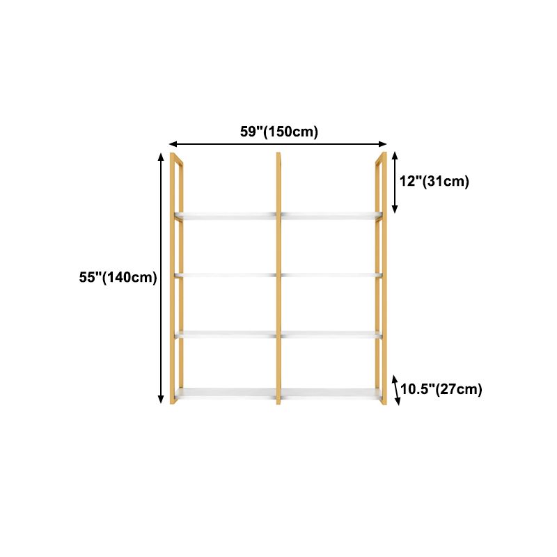 10.63"W Bookshelf Glam Style Wall Mounted Bookcase for Home Office Study Room Clearhalo 'Bookcases' 'furn' 'furn_bookcases' 'Furniture' 'furniture_bookcases' 'kitchen' 'kitchen_bookcases' 'Living Room Furniture' 'Office Furniture' 1200x1200_515b5364-f25a-427c-8eca-df4ecf6ac640