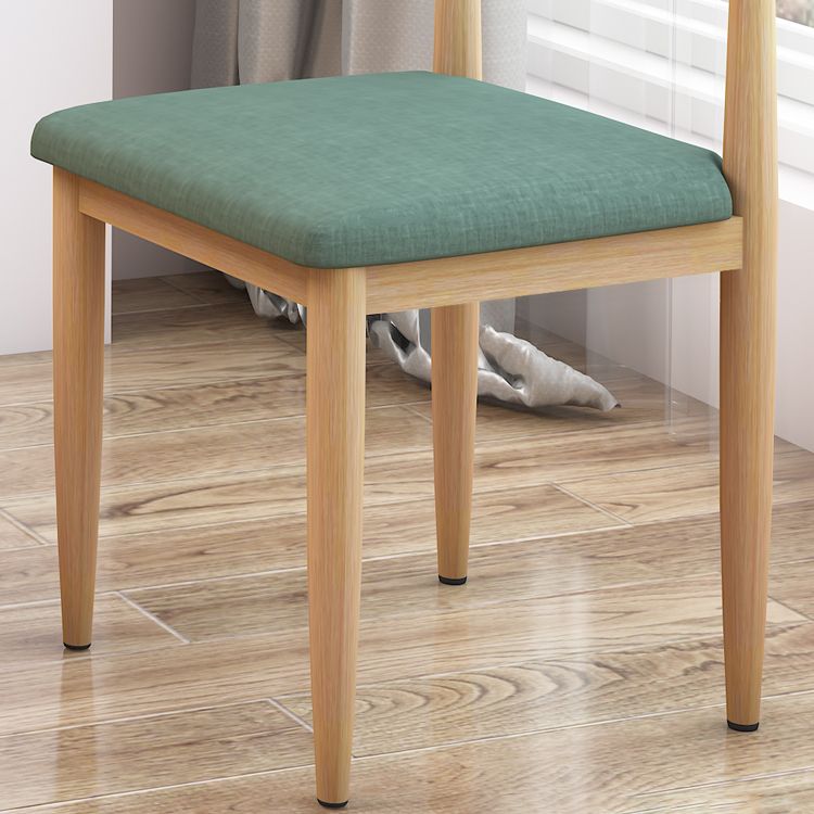 Contemporary Style Metal Chair Set Kitchen Dining Open Back Side Chairs Clearhalo ' kitchen&dining_furn' 'Dining Chairs' 'Dining Tables & Seating' 'dining_chair' 'furn' 'furn_dining_chair' 'Furniture' 'furniture_dining_chair' 'Kitchen & Dining Furniture' 'kitchen' 1200x1200_515b6ff9-3b8a-4bdd-aa7b-96ffb4f8b929