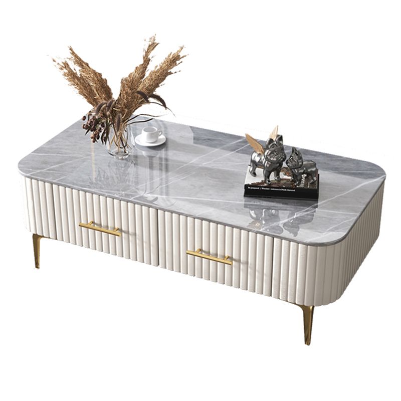 4 Legs Slate Rectangular Coffee Table Modern Single Coffee Table with Drawer Clearhalo 'Coffee & Accent Tables' 'Coffee Tables' 'coffee_tables' 'furn' 'furn_coffee_tables' 'Furniture' 'Living Room Furniture' 1200x1200_515b79a7-0f87-4c3f-90ab-ffc76a05ce56