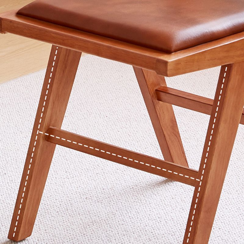 Sedia posteriore in legno massiccio casa sedia da pranzo contemporanea interna