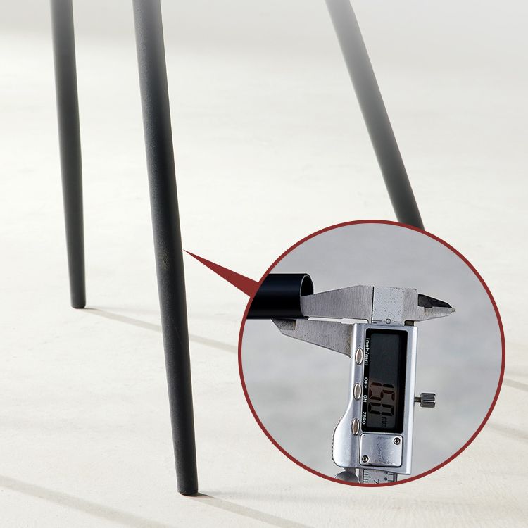 Scandinavian Style Faux Leather Dining Chairs Solid Back Armless Chairs for Home Clearhalo ' kitchen&dining_furn' 'Dining Chairs' 'Dining Tables & Seating' 'dining_chair' 'furn' 'furn_dining_chair' 'Furniture' 'furniture_dining_chair' 'Kitchen & Dining Furniture' 'kitchen' 1200x1200_515e903c-477d-49c0-ad85-f6809d47cb52