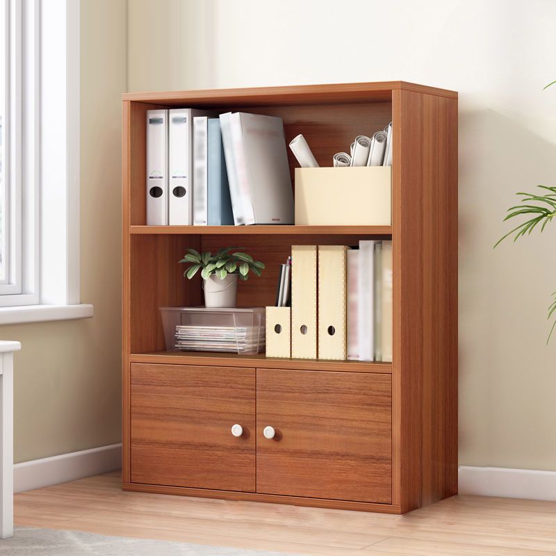 Manufactured Wood Standard Bookcase Contemporary Bookcase With Doors Clearhalo 'Bookcases' 'furn' 'furn_bookcases' 'Furniture' 'furniture_bookcases' 'kitchen' 'kitchen_bookcases' 'Living Room Furniture' 'Office Furniture' 1200x1200_515f13fe-6ce6-45b1-a731-a608f69738a1