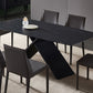 Contemporary Rectangle Dining Table Double Pedestal Furniture for Dining Room Clearhalo ' dining_table' 'Dining Tables & Seating' 'Dining Tables' 'furn' 'furn_dining_table' 'Furniture' 'furniture_dining_table' 'Kitchen & Dining Furniture' 'kitchen&dining_furn' 'kitchen' 'kitchen_dining_table' 1200x1200_5161f8fa-6ec1-4894-aa73-c90b6fc9179c