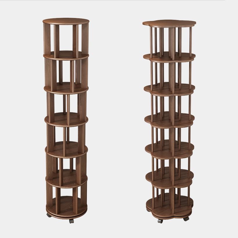 Scandinavian Style Bookshelf with Casters Bookcase for Home Office Study Room Clearhalo 'Bookcases' 'Furniture' 'furniture_bookcases' 'kitchen' 'kitchen_bookcases' 'Living Room Furniture' 'Office Furniture' 1200x1200_516360fa-ab41-4ac4-8d49-1679971ae24f