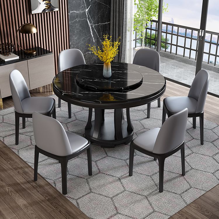 Round Dining Site Table Simplicity Style Marble Furniture with Pedestal Base Clearhalo ' dining_table' 'Dining Tables & Seating' 'Dining Tables' 'furn' 'furn_dining_table' 'Furniture' 'furniture_dining_table' 'Kitchen & Dining Furniture' 'kitchen&dining_furn' 'kitchen' 'kitchen_dining_table' 1200x1200_516692b7-6bc9-4129-93c2-787e68395956