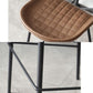 Industrial Indoor Barstool Iron Distressed Quilted Tall Stool with Leather Seat Clearhalo 'Bar Furniture' 'Bar Stools' 'bar_stools' 'furn' 'furn_bar_stools' 'furniture_bar_stools' 'Kitchen & Dining Furniture' 'kitchen&dining_furn' 'kitchen' 'kitchen_furn' Furniture' 1200x1200_51676f20-9add-4ac2-9dc8-9dcda7fbcf57