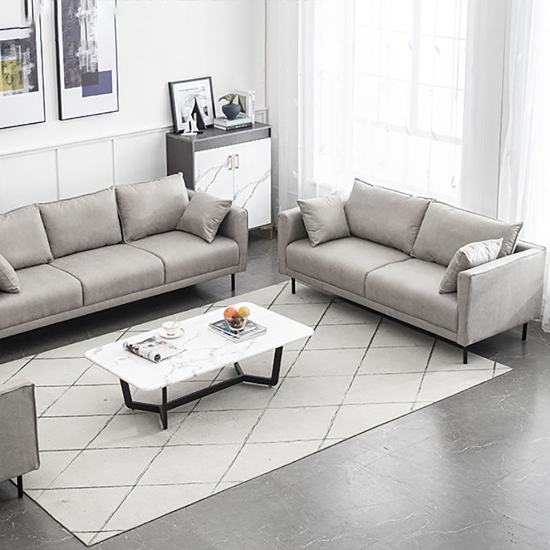 Modern Style Wooden Base Namib & Leather Art Multi-color Selection of Rectangular Sofa Clearhalo 'furn' 'furn_sofas' 'Furniture' 'furniture_sofas' 'kitchen' 'kitchen_sofas' 'Living Room Furniture' 'Sofa' 'sofas' 1200x1200_516a2135-5342-46f8-91aa-a8b75b543b3c