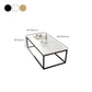 Glam Coffee Table with Metal Frame Base and Marble Top in White Clearhalo 'Coffee & Accent Tables' 'Coffee Tables' 'coffee_tables' 'furn' 'furn_coffee_tables' 'Furniture' 'Living Room Furniture' 1200x1200_516b569f-a085-4a66-88c3-b3d47d9d04df