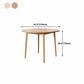 Solid Wood Contemporary Round Dining Table Wood Top Table with 4 Legs Clearhalo ' dining_table' 'Dining Tables & Seating' 'Dining Tables' 'furn' 'furn_dining_table' 'Furniture' 'furniture_dining_table' 'Kitchen & Dining Furniture' 'kitchen&dining_furn' 'kitchen' 'kitchen_dining_table' 1200x1200_516c5e76-ea9e-4a7d-aea4-dc8067b763e2