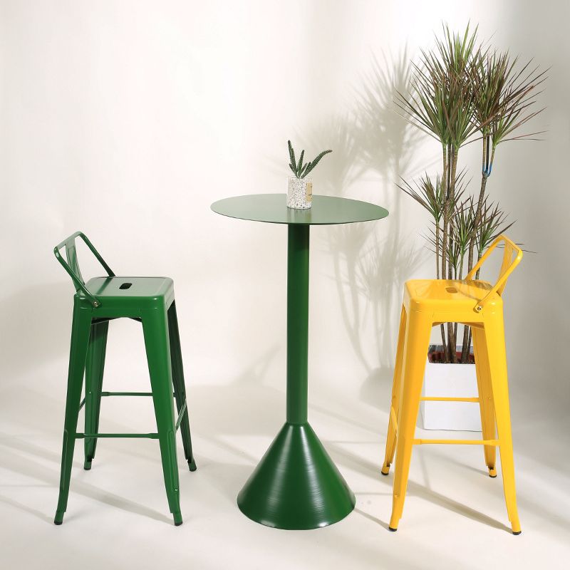 1/3 Pieces Modern Bar Table and Stools Round Bar Pub Table Set Clearhalo 'Bar Furniture' 'furn' 'furn_home_bar_bar_sets' 'Furniture' 'Home Bars & Bar Sets' 'home_bar_bar_sets' 'Kitchen & Dining Furniture' 1200x1200_516cede8-416e-49dc-892c-1ab13730d986