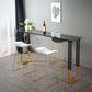 Glam Rectangle Bar Table Set 1/2/3/4 Pieces Faux Marble Pub Set for Dining Room Clearhalo 'Bar Furniture' 'furn' 'furn_home_bar_bar_sets' 'Furniture' 'Home Bars & Bar Sets' 'home_bar_bar_sets' 'Kitchen & Dining Furniture' 1200x1200_516e6260-8ca3-4b7e-8a39-f78cb82b2669