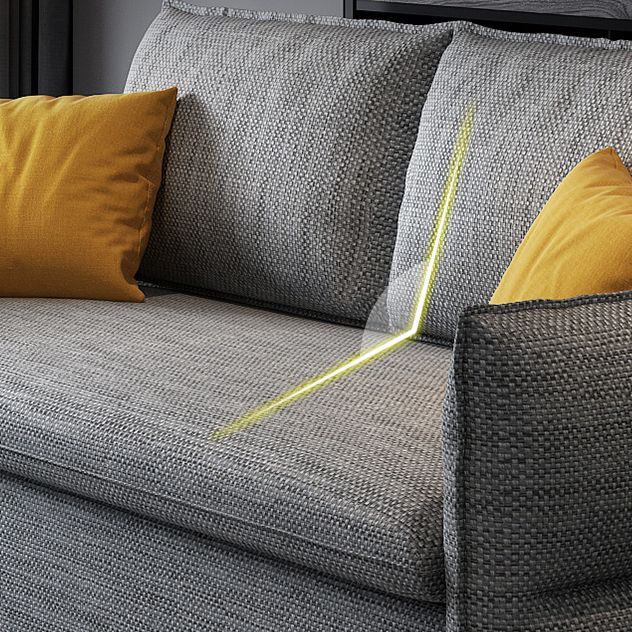 Scandinavo futon dormiente divano cuscino da cuscino e materasso con archiviazione