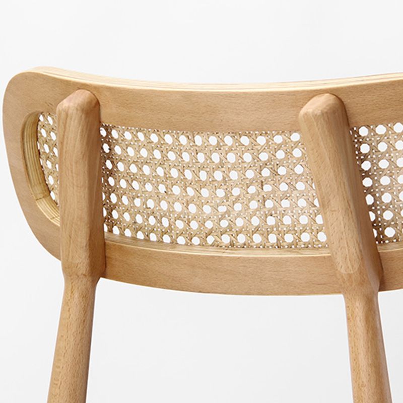 Sedie moderne senza braccia a bracciale a bracciale per casa pranzo in pelle PU