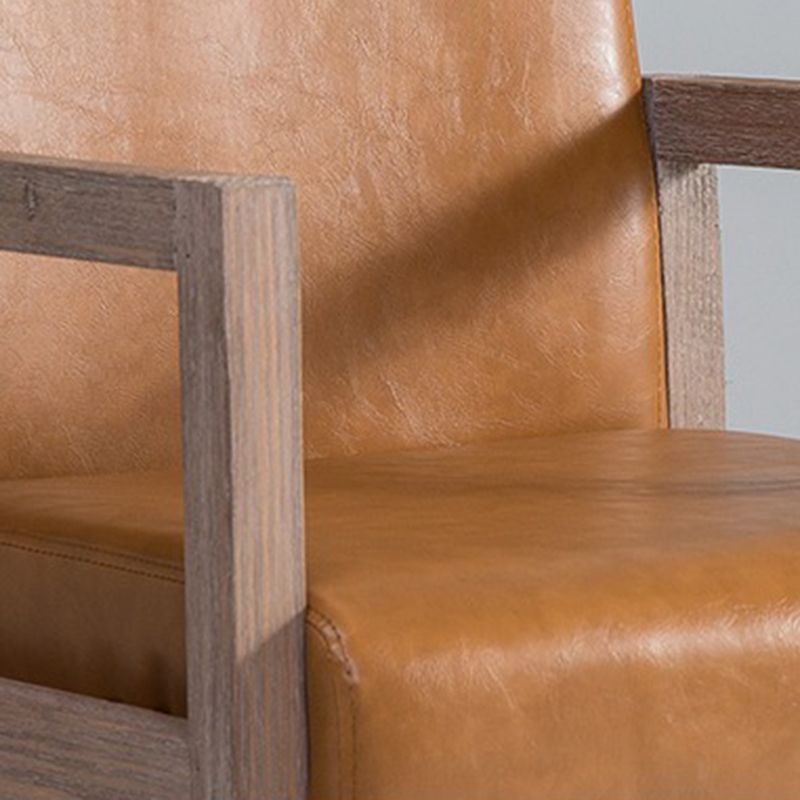 Country Style Arm Chair Solid Back Upholstered Dining Single Armchair Clearhalo ' kitchen&dining_furn' 'Dining Chairs' 'Dining Tables & Seating' 'dining_chair' 'furn' 'furn_dining_chair' 'Furniture' 'furniture_dining_chair' 'Kitchen & Dining Furniture' 'kitchen' 1200x1200_51789a5b-1a85-4a81-a1c3-90e7e045f1f8