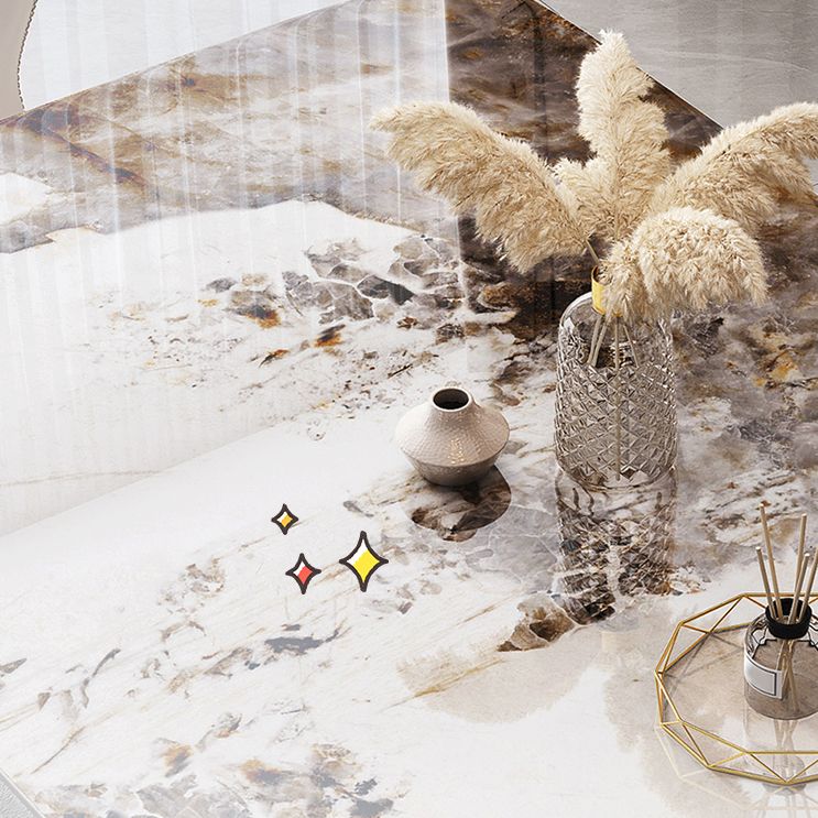 Glam Sintered Stone Dining Table Set 1/5/7 Pieces Dining Set for Kitchen