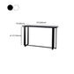Industrial Bistro Bar Desk Indoor Stone and Metal Rectangle Bistro Bar Table Clearhalo 'Bar Furniture' 'Bar Tables' 'bar_tables' 'furn' 'furn_bar_tables' 'Furniture' 'furniture_bar_tables' 'Kitchen & Dining Furniture' 1200x1200_517b4b12-c7e1-4139-8555-32651a8d7fe1